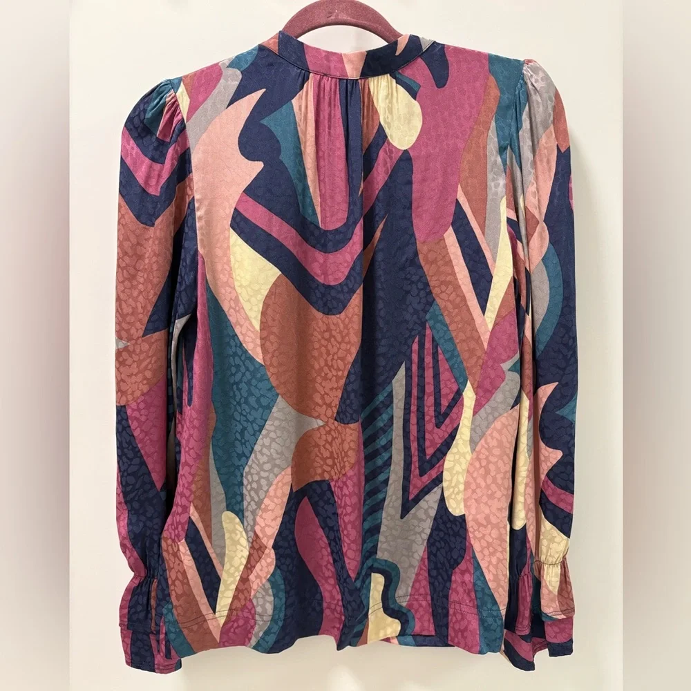 BA&SH Wim Top Long Preppy Blouse Size 2 NWT - Picture 7 of 13